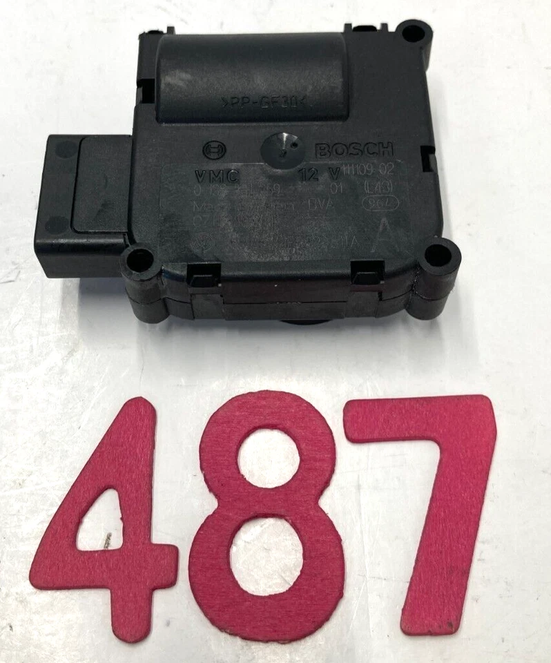 05-11 Audi A6 Quattro HVAC mezcla aire aleta puerta actuador motor Bosch OEM Foto 2 de 4