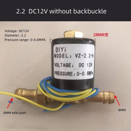 Solenoide eléctrico de 2 vías para máquina de soldadura por arco de argón válvula de gas de dos protecciones - Imagen 21 de 27
