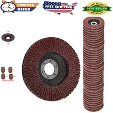 40 PCS 4.5 Inch Aluminum Oxide Flap Discs - Durable & Versatile Grit Pack