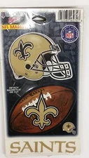 NFL New Orleans Saints 3 Piece Magnet Set, NEW
