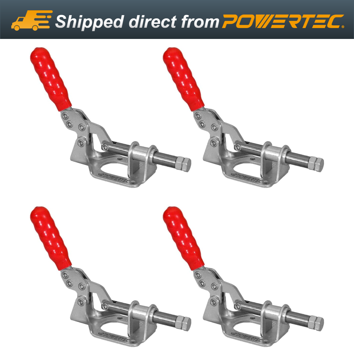 POWERTEC 4PK Toggle Clamp, 300lbs Holding Capacity for Woodworking ...