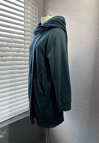 Soft Surroundings Go Lively Travel Wrap Sweater Jacket Long Sleeves Green Small - Picture 3 of 12