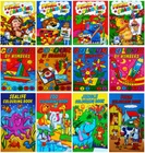 MINI Childrens A6 Colouring Books For Kids For Boys Girls Book MAGIC PAINTING
