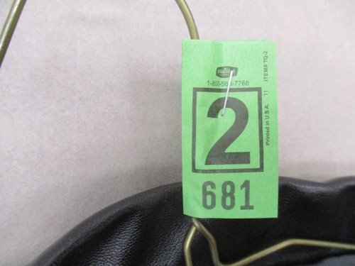 NWT ONE BOY Size L Mens Pocket Full Asymmetric Zip Snap Faux Leather Jacket 681 - Picture 10 of 10