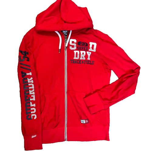 Superdry Track & Field Herren Hoodie Blend Sweatshirt Langarm Loose Fit XL