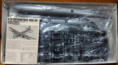 Hasegawa B-29 Super Fortress Model Kit 1/48 Used with Decal Stains