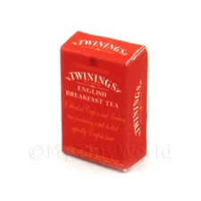 Dolls House Minature Twinings English Breakfast Tea Box