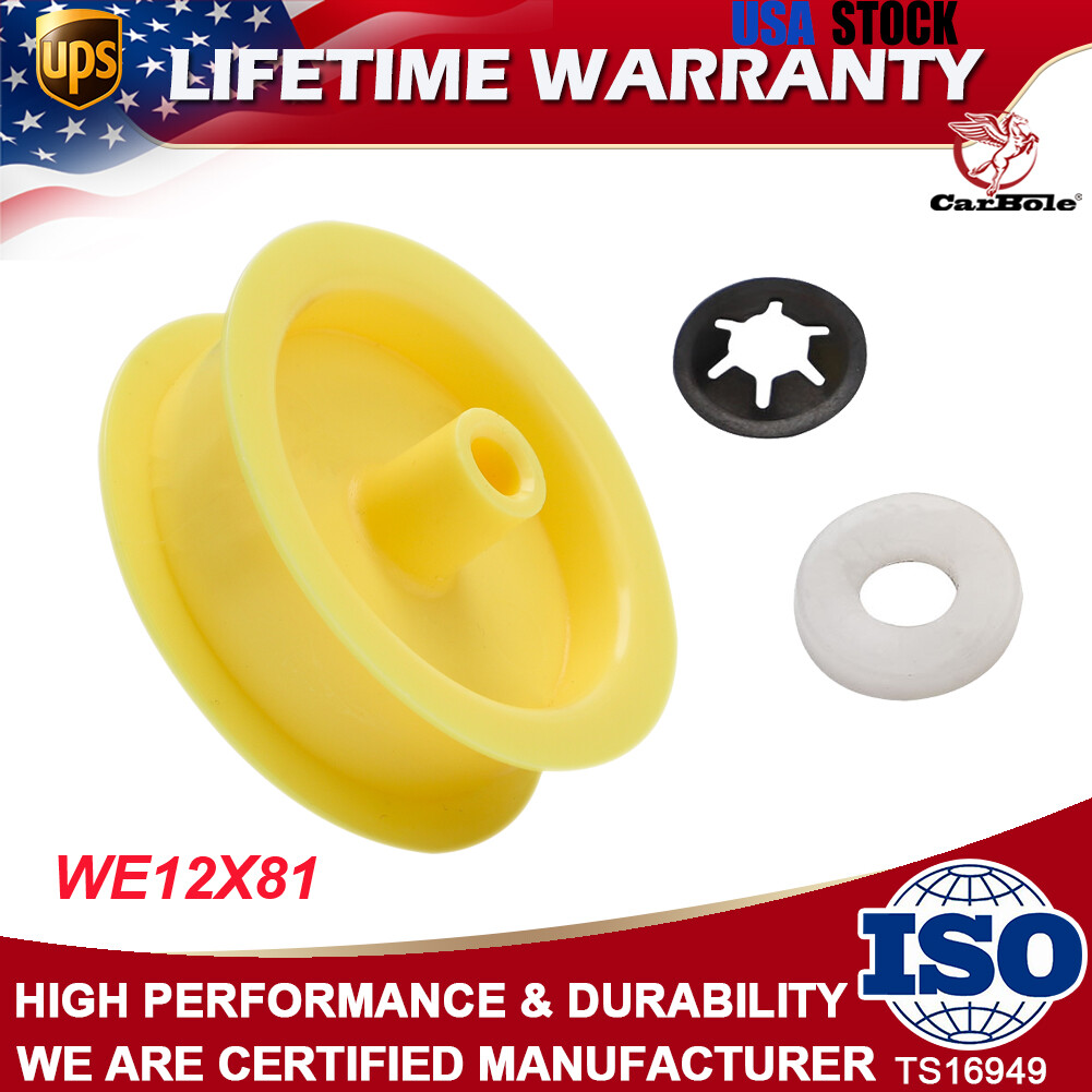 Exact Replacement WE12X81 Dryer Idler Pulley Wheel Fits for GE General Electric