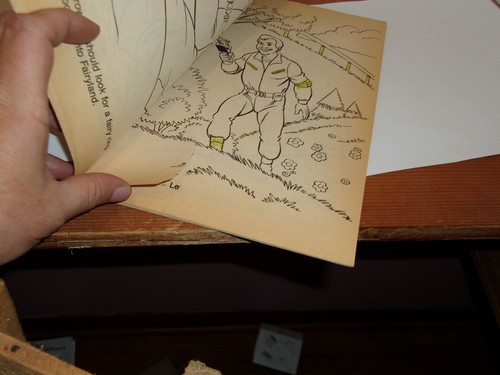 Vintage Real Ghostbusters Coloring Book Used 80s Colorful psychedelic cover - Picture 20 of 20