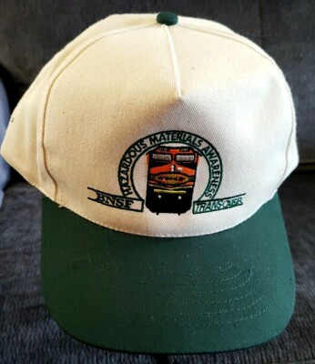 Vintage Burlington Northern Railroad Gefahrstoff Bewusstsein Transcaer