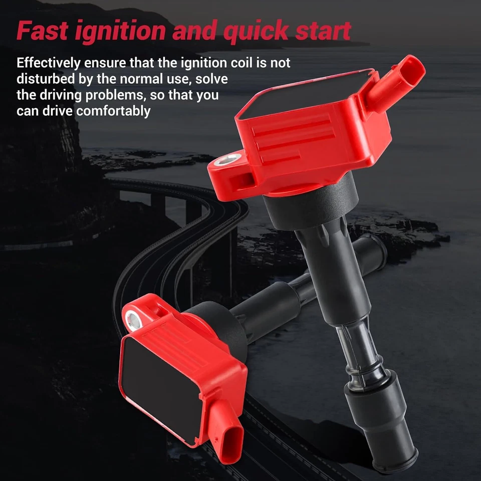 Paquetes de bobinas de encendido bujías para Nissan Sentra 1,8 L 2002 2003 2004 2005 2006 Foto 3 de 4