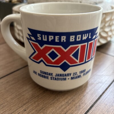 VTG 1989 Super Bowl XXlll Cincinnati Bengals 49ers NFL Coffee Mug | eBay