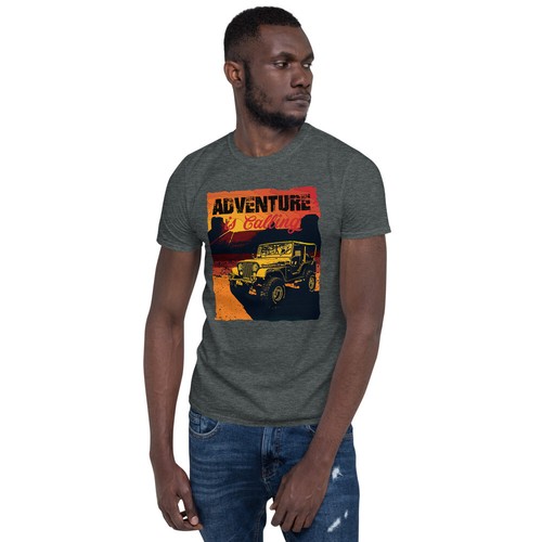Adventure Is Calling Short-Sleeve Unisex T-Shirt - Picture 6 of 15