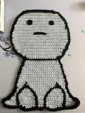 Handmade Crochet Smiski Dazed Tapestry
