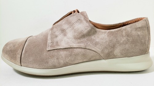 Women's Oxford Taupe Walking Shoes Beige Suede Samuel Hubbard Freedom Now 8.5, 9 - Picture 6 of 12