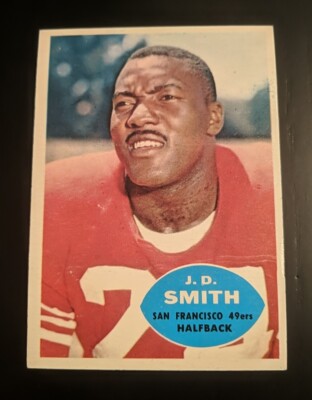 1960 Topps #115 J.D. SMITH Rookie RC -- San Francisco 49ers -- EX