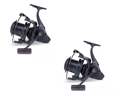 2 x Sonik Big Pit Black Rolle Hero X 8000 Karpfenangeln Quick Drag