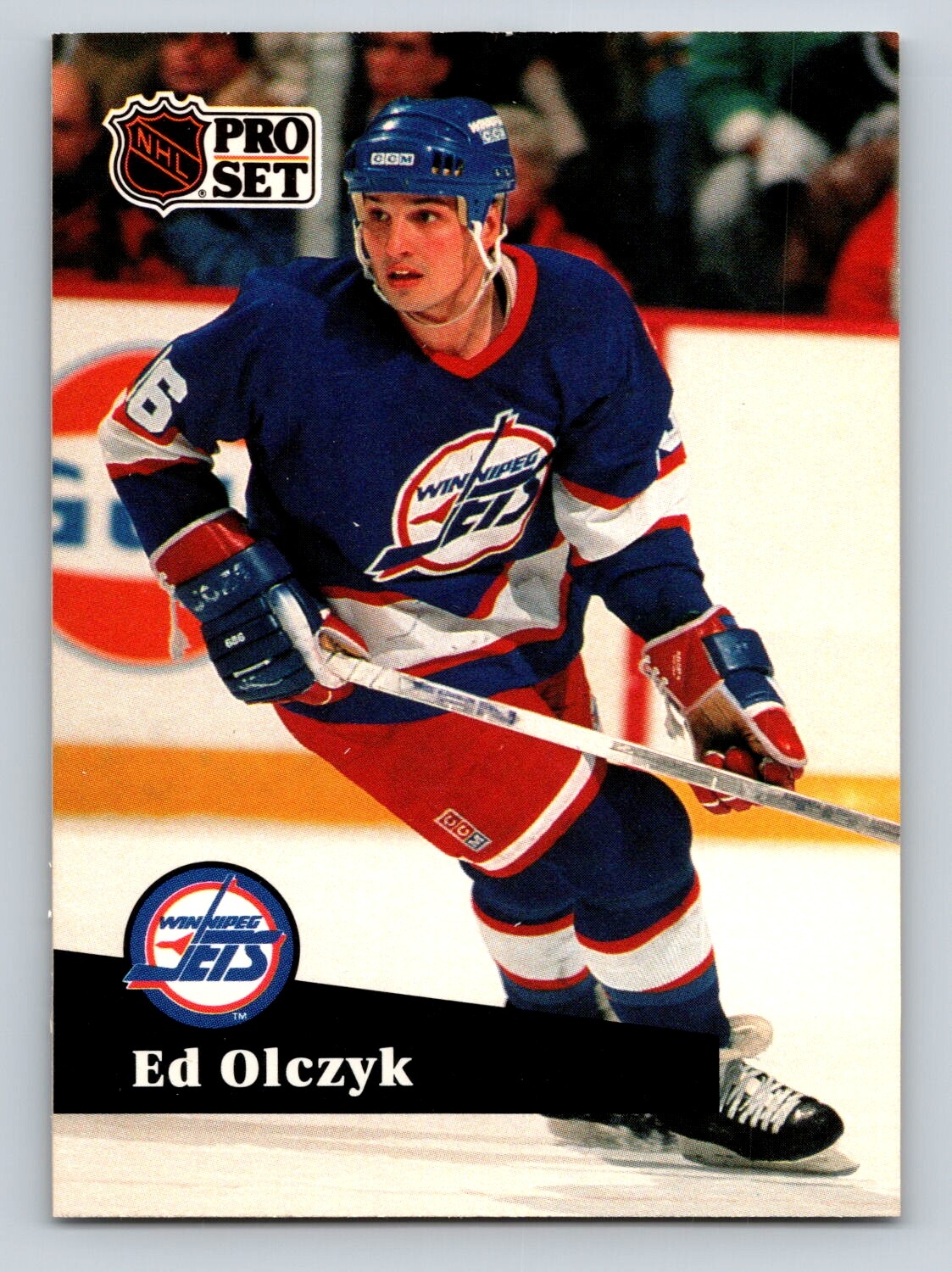 Ed Olczyk 1991-92 Pro Set #265 Winnipeg Jets