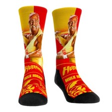 WWE WWF WCW Walkout Hulk Hogan Graphic Unisex Socks L/XL NWT