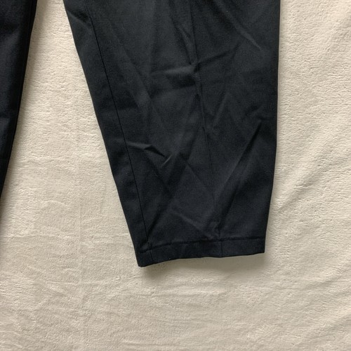 Cintas Comfort Flex pleated men's Uniform Work Pants Navy Blue 36x27 - Picture 4 of 6