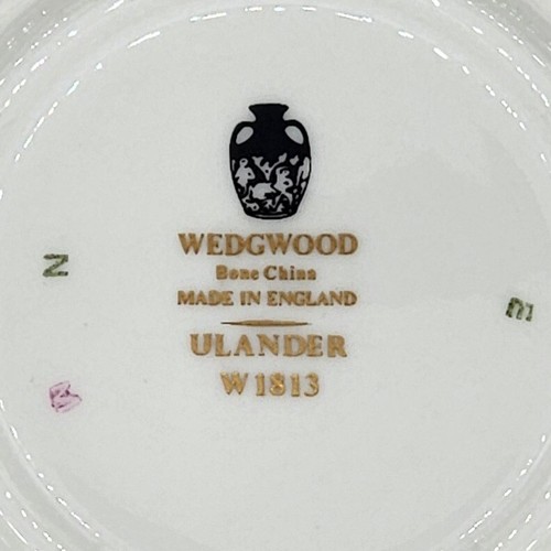 Wedgwood England Ulander Ruby 3 Cups & -Bone China W1813 Great Condition - Picture 14 of 14