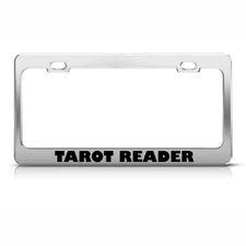 License Plate Frame Tarot Reader Astrology Career Profession Car Accessories
