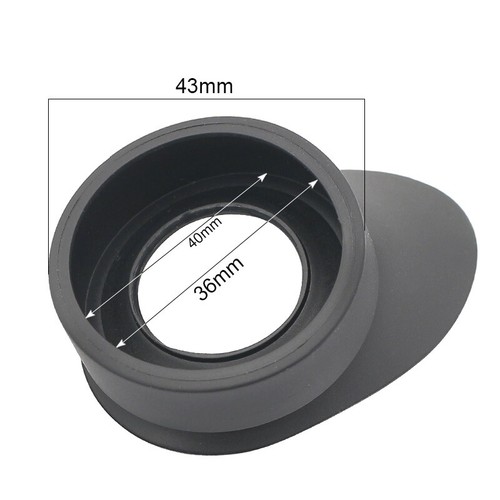 2pcs Binoculars Rubber Eye Cups Guards Inner Size 40mm for Telescopes Microscope - Picture 2 of 7