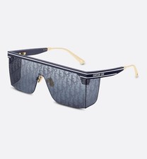 Image of Christian Dior DiorClub M1U 31B8 Blue Shield Sunglasses New
