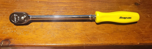 Snap-on USA NEW 1/4" Drive HI-VIZ Yellow Hard Handle Extra Long Ratchet THLLD72 - Picture 7 of 7