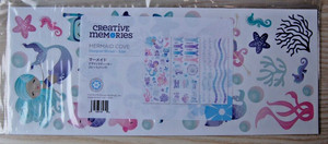 Creative Memories - Mermaid Cove Designer Stickers  - Retired NLA