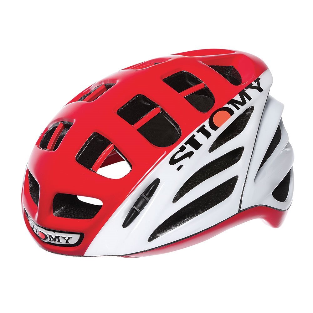 Road racing helmet Gun Wind HV High-Visibility blancoo rojo Talla M Suomy bike Road racing helmet Gun Wind HV High-Visibility blancoo rojo Talla M Suomy bike
