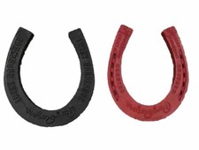 Vintage Antique Ohio Art Roy Rogers Trigger Horseshoes Rubber 1 Red and 1 Black