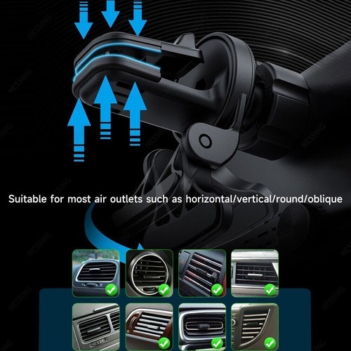 Foldable Automatic Wireless Car Charger Mount For Samsung Galaxy Z Fold 5 4 3 - Photo 5 sur 13