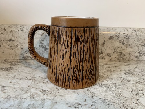 Vintage Inarco Mug E3636 Japan Deer Head with Rifles on Wood Grain 24 oz Lg EUC - Picture 2 of 4