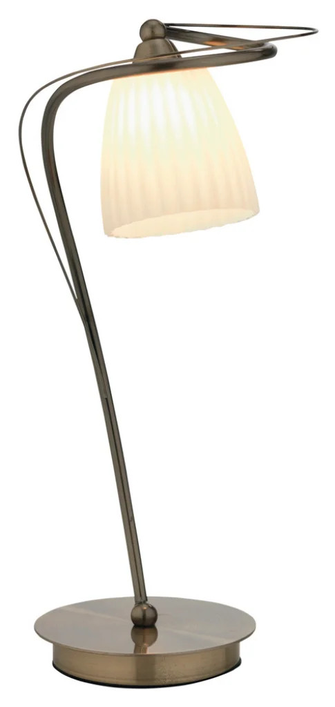 Table Light Brass Leke Antique Oaks Lighting 6259/1 TL AB