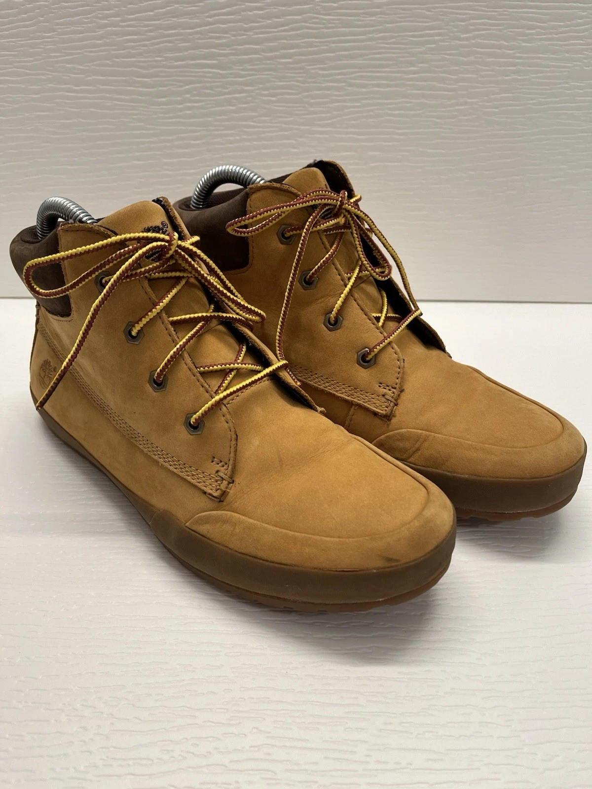 Timberland donna sneaker stivali stivaletti pelle marrone stringati taglia 7 5 M 20603