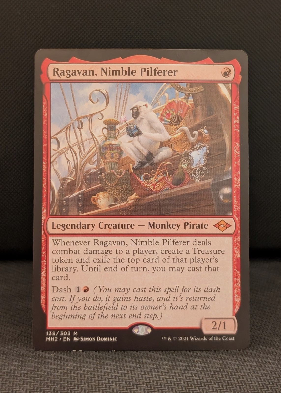 Ragavan, Nimble Pilferer 138/303 Modern Horizons 2 (MP)