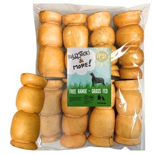 BULLYSTICKS MORE 5-6" Beef Cheek Rolls for Dogs Peanut Butter- 8 Count - ...
