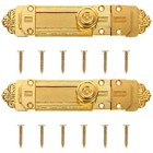  2 PCS Schiebeschloss Metallriegel Schlösser Für Schiebetüren Bolzenschloss