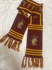Harry Potter Wizarding World Gryffindor Thicken Knit Scarf Soft Warm 54" Long