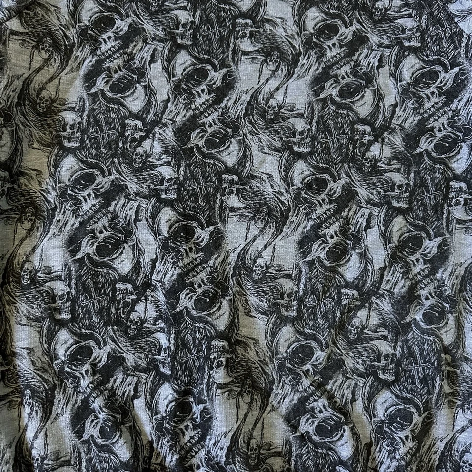 Sudadera de Colección Y2K Ropa Híbrida Estampado Calaveras Grunge/Affliction Foto 2 de 4