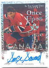 2023 Leaf ITG Used Once Upon A Time In Canada Serge Savard /9 Montreal Canadiens