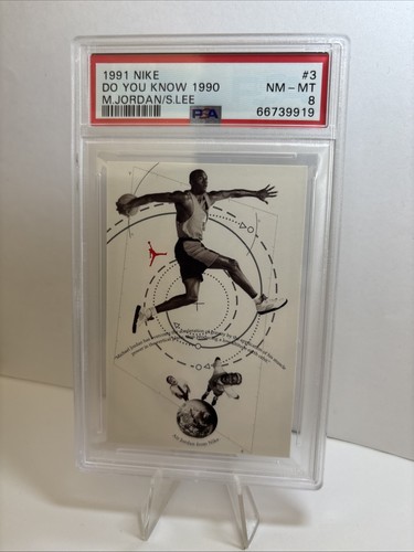 1991 Nike Do You Know mit Spike Lee, Michael Jordan PSA 8! MJ! 🔥