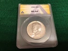 1964 Kennedy Half Dollar ANACS MS64 Silver 50 Cents