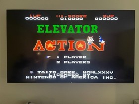 Elevator Action (Nintendo NES) Cleaned Tested Working