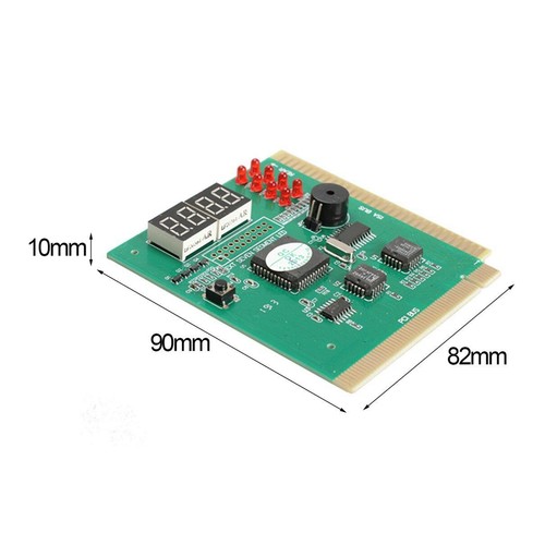 4-Stelliger PC-Analysator, Diagnosepostkarten-Motherboard-Tester für ISA-PC2142 - Afbeelding 10 van 10