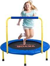 3FT Trampoline 36" Toddler Foldable Mini Baby With Foam Handle Indoor/Outdoor