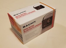 Bauhn Mini Retro Bluetooth Speaker Portable Vintage Design Wireless Audio