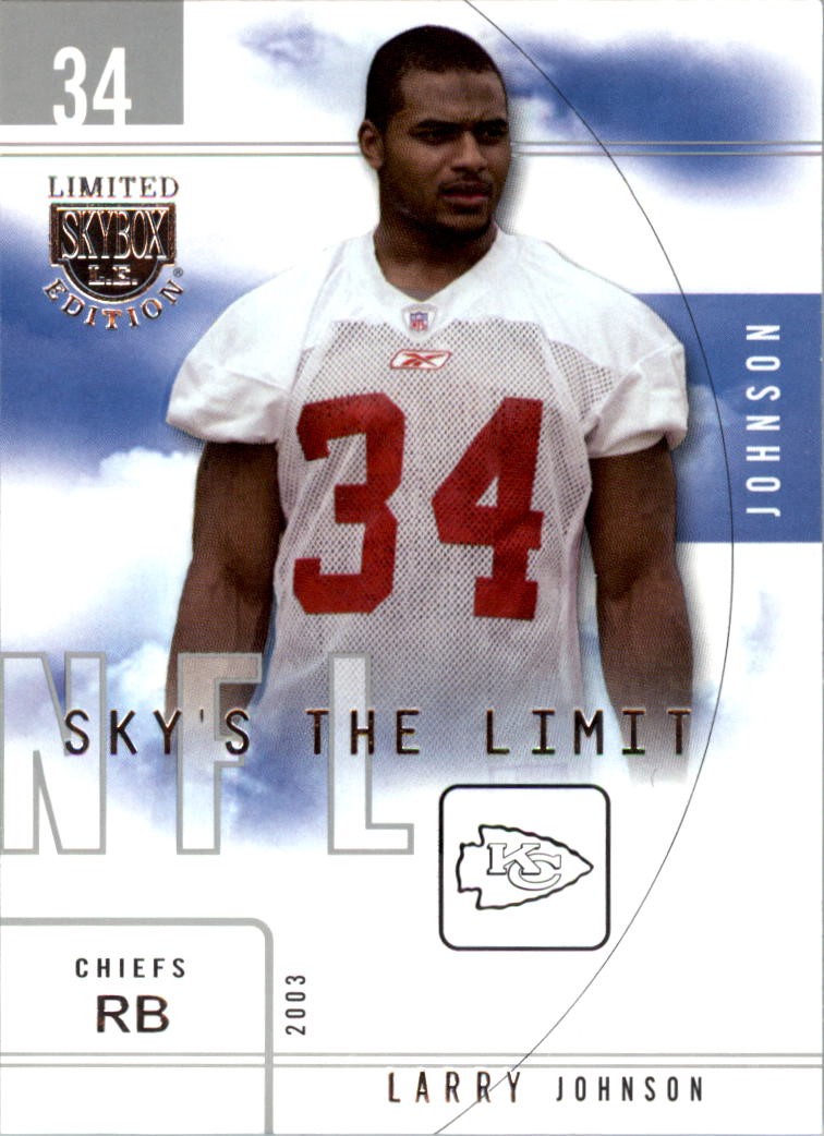 Larry Johnson Skybox L.E. Skys the Limit #15 Base