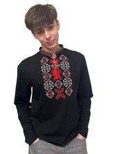 Ukrainian embroidered tee-shirt for man sorochka vyshyvanka of cotton. 2 models